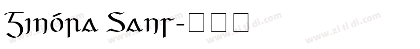 Ginóra Sans字体转换